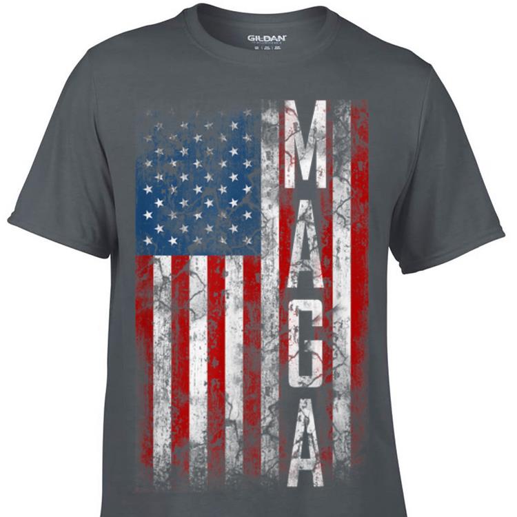 Grunge MAGA American Flag sweater 1 - Grunge MAGA American Flag sweater