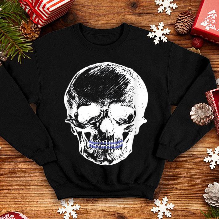 Hot Creepy Skull With Braces Cool Halloween shirt 4 - Hot Creepy Skull With Braces Cool Halloween shirt