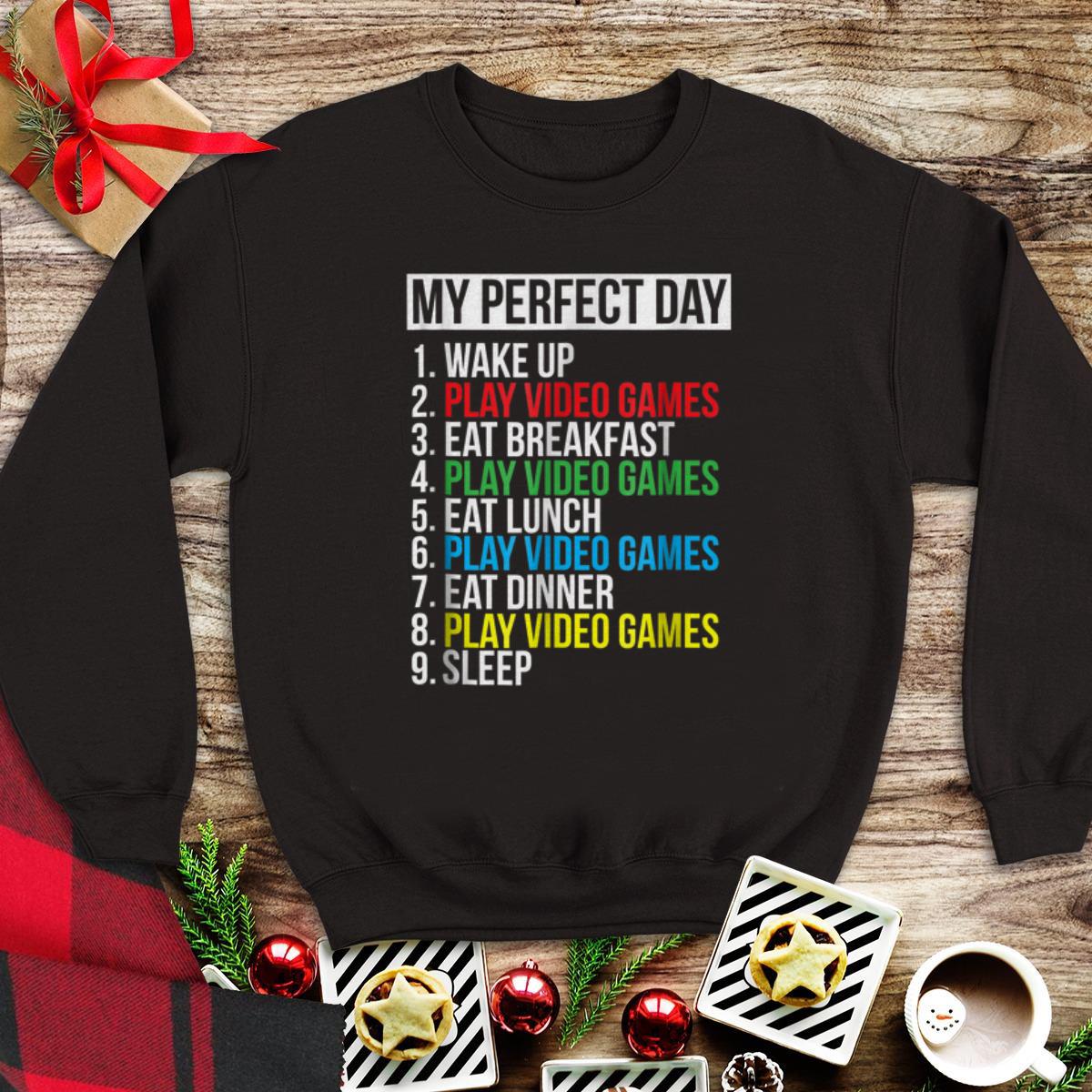 My Perfect Day Video Game Sleep sweater 1 - My Perfect Day Video Game Sleep sweater