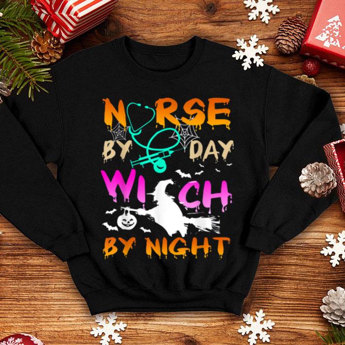 Top Nurse By Day Witch By Night Halloween Witch Pumpkin shirt 4 - Top Nurse By Day Witch By Night Halloween Witch Pumpkin shirt