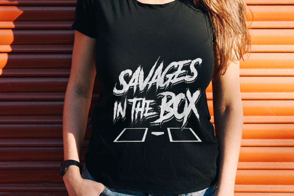 Wonder Savages In The Box Baseball shirt 1 - Wonder Savages In The Box Baseball shirt