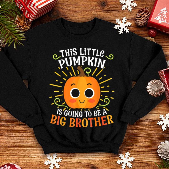 Awesome Big Brother Cute Halloween Pumpkin Pregnancy Announcement shirt 4 - Awesome Big Brother Cute Halloween Pumpkin Pregnancy Announcement shirt