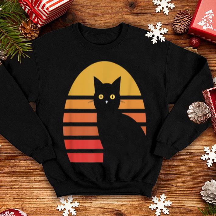 Awesome Black Cat Vintage Sun Halloween Gift shirt 4 - Awesome Black Cat Vintage Sun Halloween Gift shirt