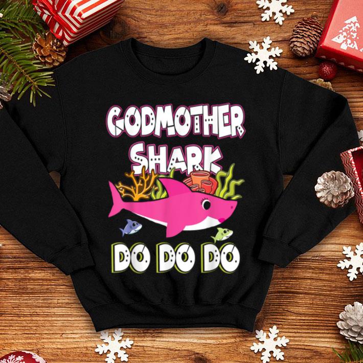 Awesome Godmother Shark Doo Doo Doo Mother s Day Gift shirt 4 - Awesome Godmother Shark Doo Doo Doo - Mother's Day Gift shirt