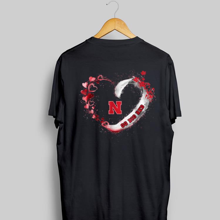 Awesome Nebraska Cornhuskers Beautiful Heart Go Big Red shirt 1 - Awesome Nebraska Cornhuskers Beautiful Heart Go Big Red shirt