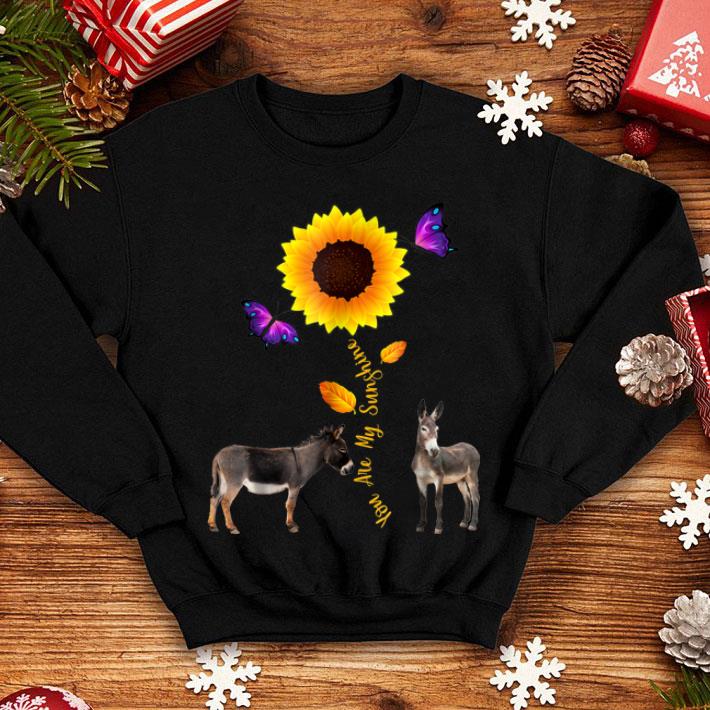 Funny Donkey You Are My Sunshine Sunflower Lovers shirt 4 - Funny Donkey You Are My Sunshine Sunflower Lovers shirt