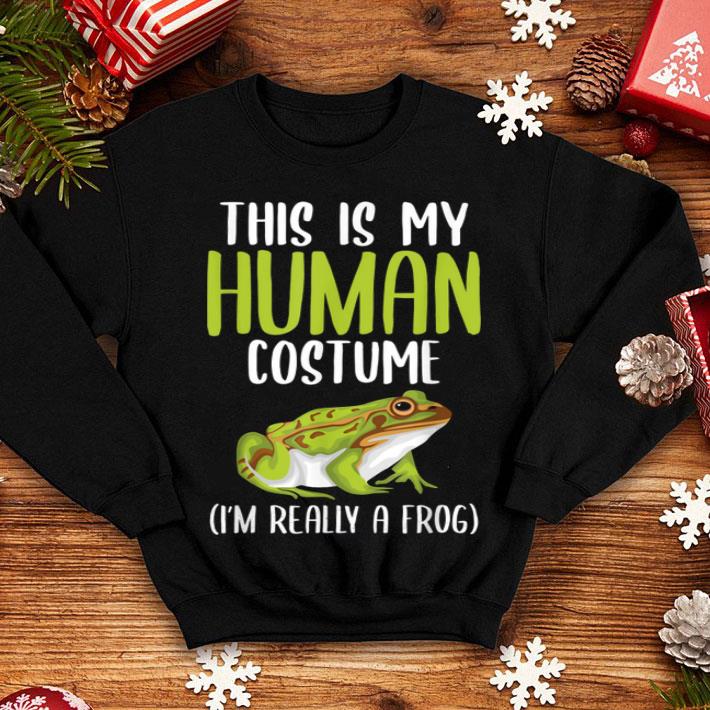 Halloween Funny Adult Kid Frog Apparel Youth Human Costume shirt 4 - Halloween Funny Adult Kid Frog Apparel, Youth Human Costume shirt