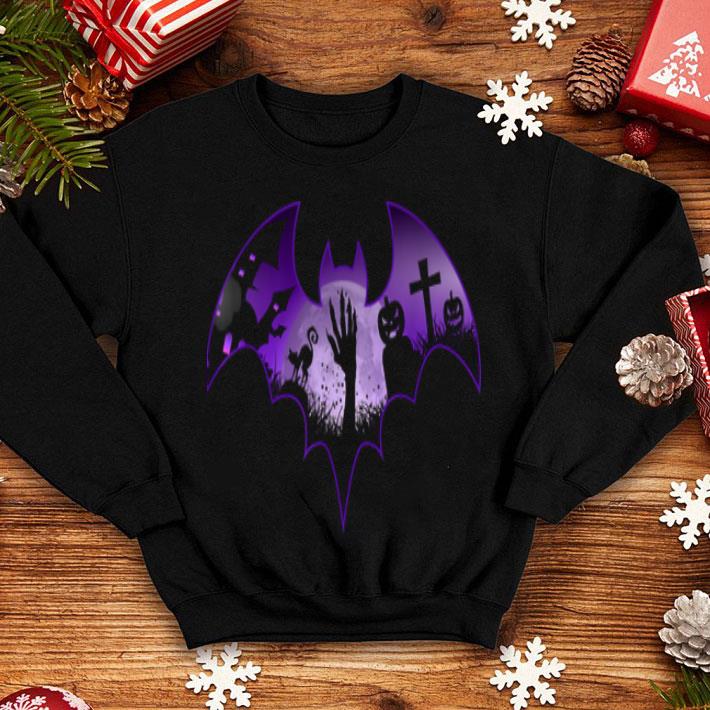 Halloween Men Scary Bat Zombie Hand Cemetery Pumpkin shirt 4 - Halloween Men Scary Bat Zombie Hand Cemetery Pumpkin shirt