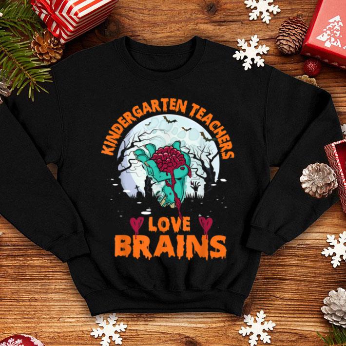 Kindergarten Teachers Love Brains Halloween shirt 4 - Kindergarten Teachers Love Brains Halloween shirt