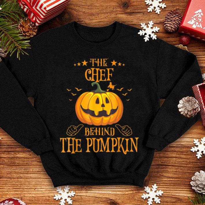 Mens The Chef Behind The Pumpkin Funny Halloween shirt 4 - Mens The Chef Behind The Pumpkin Funny Halloween shirt