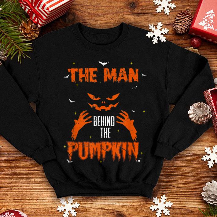 Mens The Man Behind The Pumpkin Halloween Pregnancy Jack Lantern shirt 4 - Mens The Man Behind The Pumpkin Halloween Pregnancy Jack Lantern shirt