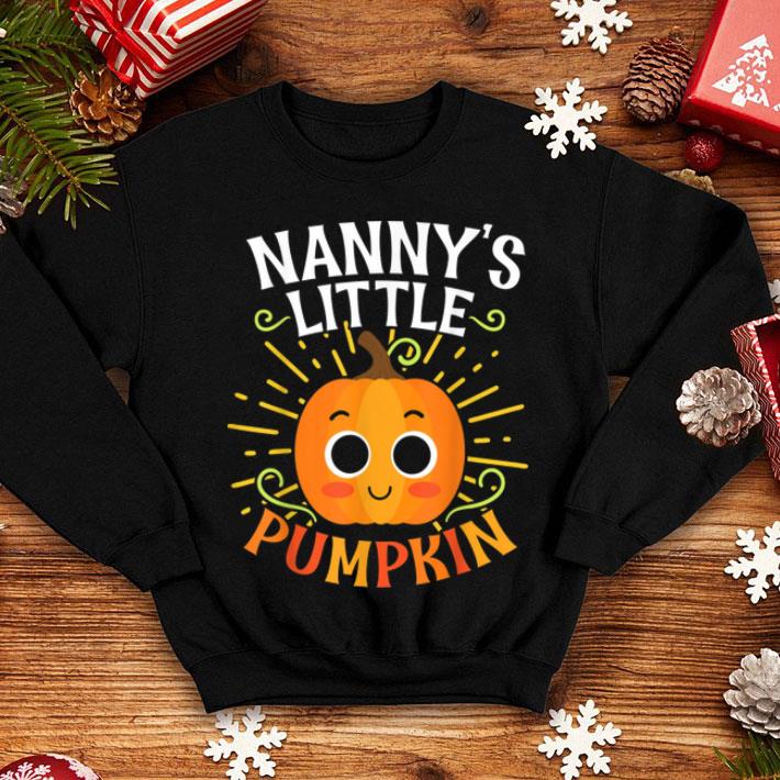 Nanny s Little Pumpkin Cute Halloween Pregnancy Announcement shirt 4 - Nanny's Little Pumpkin Cute Halloween Pregnancy Announcement shirt