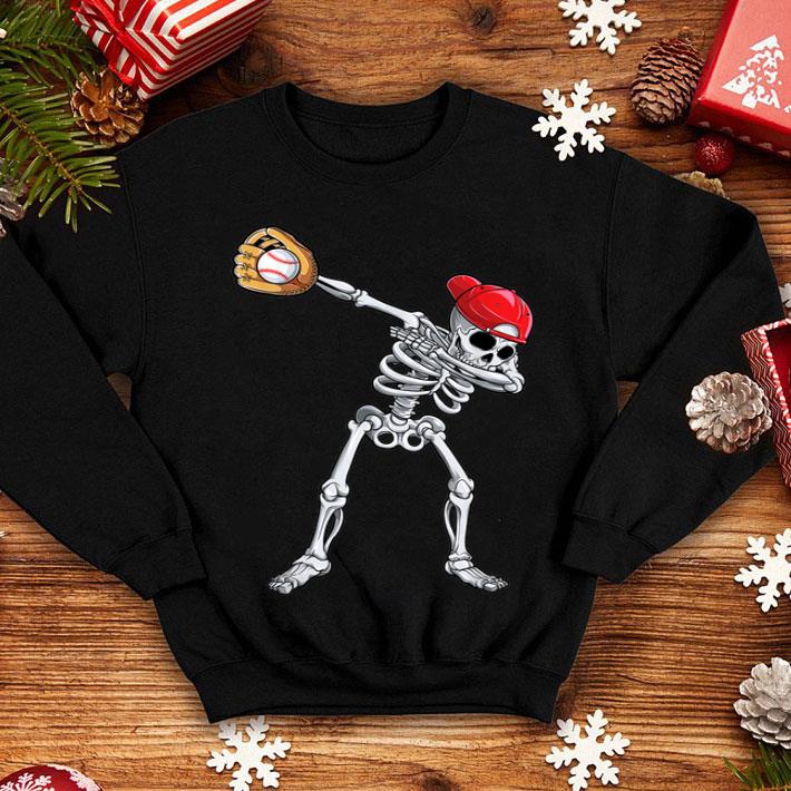 Premium Dabbing Skeleton Baseball Halloween Boys Kids Men shirt 4 - Premium Dabbing Skeleton Baseball Halloween Boys Kids Men shirt