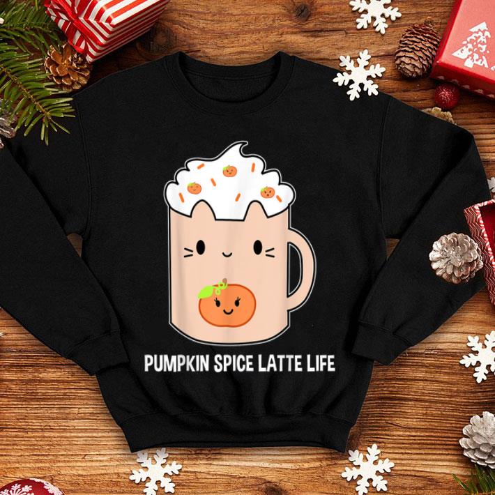 Premium Kawaii Pumpkin Spice Latte for Women Who Love Cats shirt 4 - Premium Kawaii Pumpkin Spice Latte for Women Who Love Cats shirt
