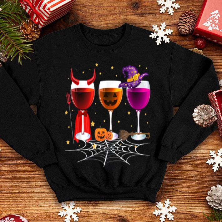 Premium Wine Glass Of Witchcraft Halloween Funny shirt 4 - Premium Wine Glass Of Witchcraft Halloween Funny shirt