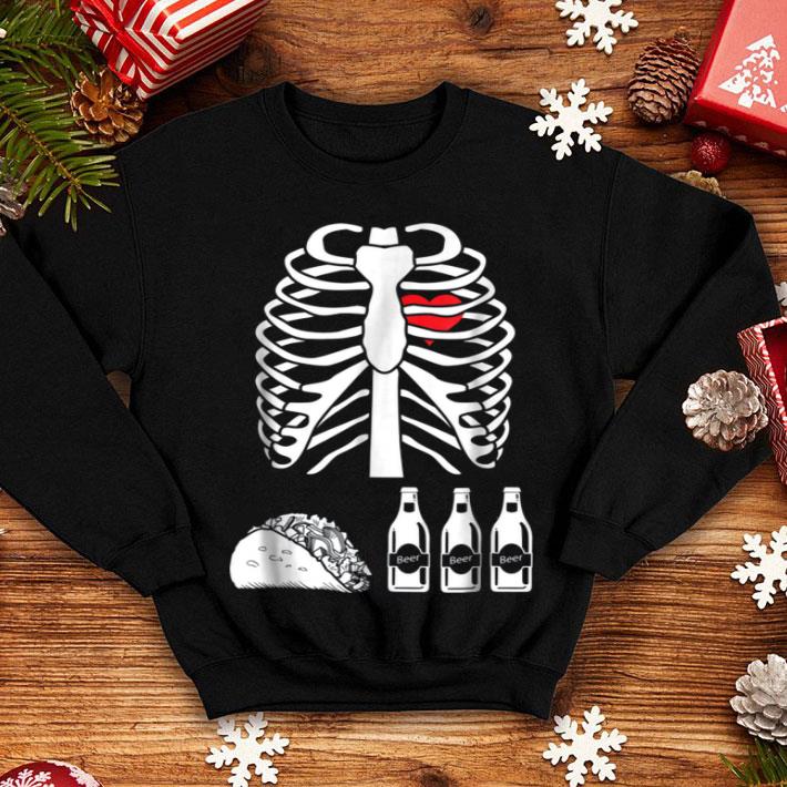 Top Beer Tacos Skeleton X ray Funny Halloween Costume shirt 4 - Top Beer Tacos Skeleton X-ray Funny Halloween Costume shirt