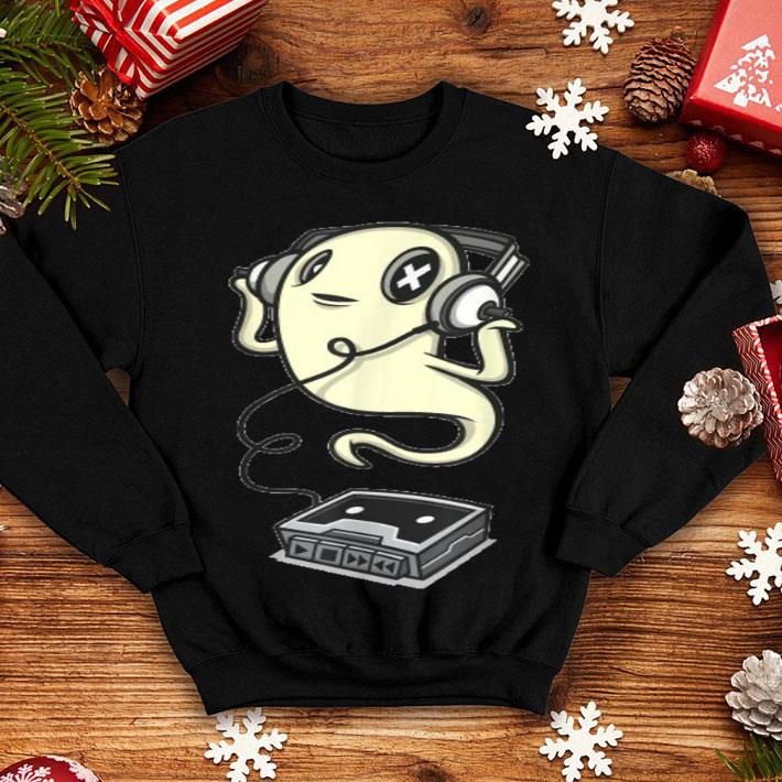 Top Ghost likes to listen to music shirt 4 - Top Ghost likes to listen to music shirt