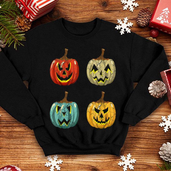 Vintage Pumpkin Funny Pumpkin Halloween Retro shirt 4 - Vintage Pumpkin Funny Pumpkin Halloween Retro shirt