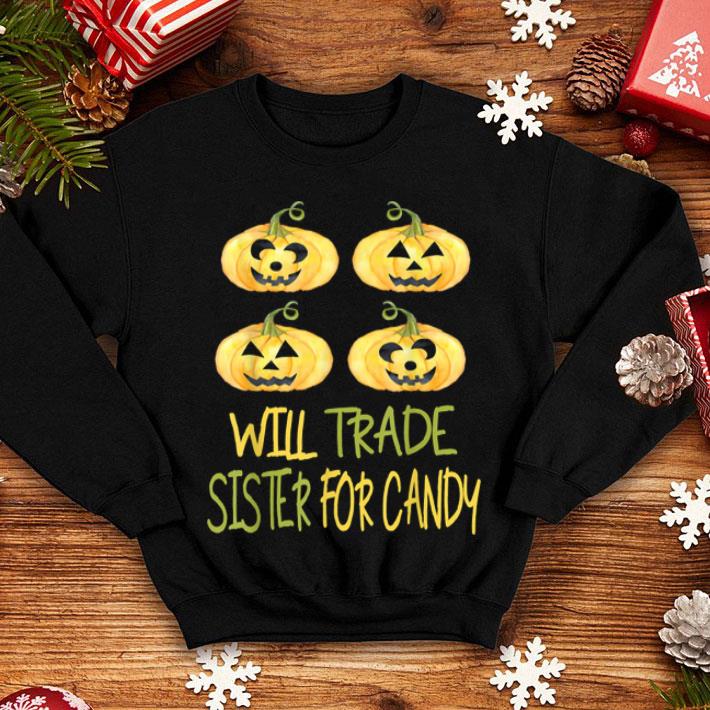 Will Trade Sister For Candy Brother Boys Halloween shirt 4 - Will Trade Sister For Candy Brother Boys Halloween shirt