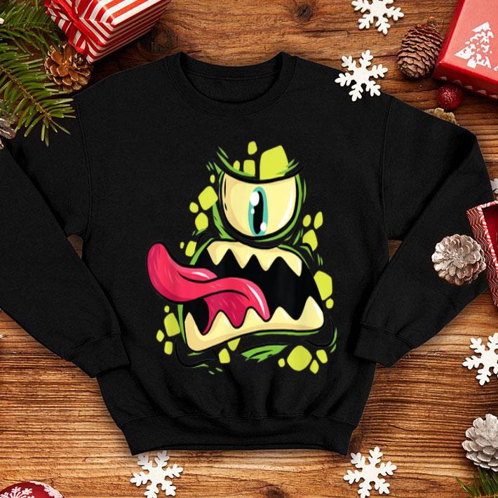 Beautiful Green Monster Cyclops Gift For Halloween Party shirt 4 - Beautiful Green Monster Cyclops Gift For Halloween Party shirt