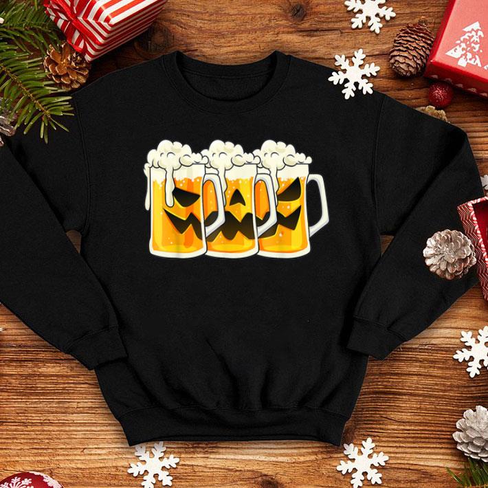 Beautiful Halloween Jack O Lantern Beer Mugs Funny Drinking Costume shirt 4 - Beautiful Halloween Jack O Lantern Beer Mugs Funny Drinking Costume shirt