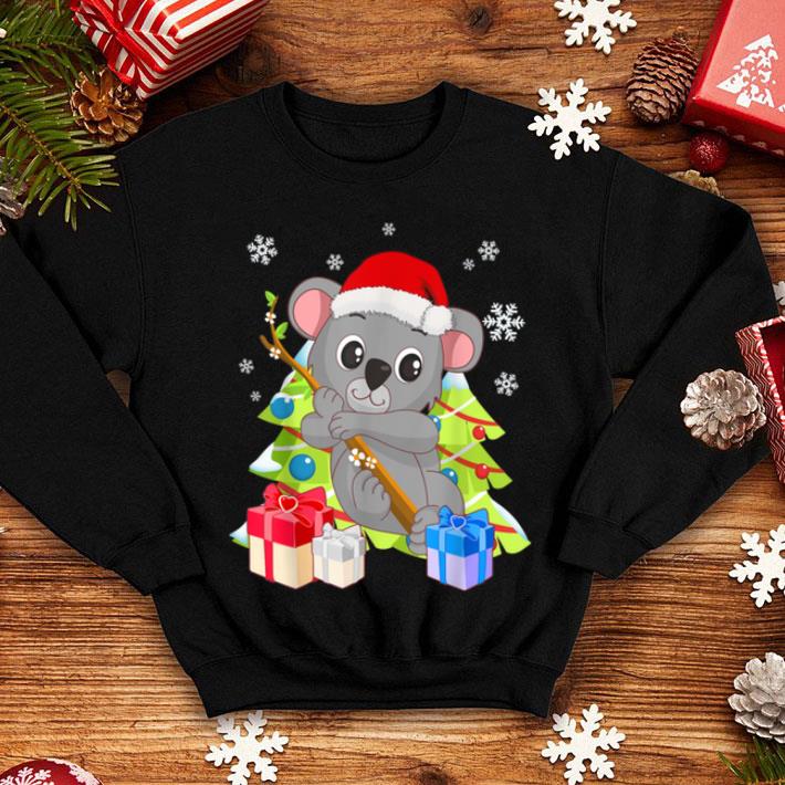 Funny Cute Koala Bear Santa Christmas Gift with Christmas Trees shirt 4 - Funny Cute Koala Bear Santa Christmas Gift with Christmas Trees shirt