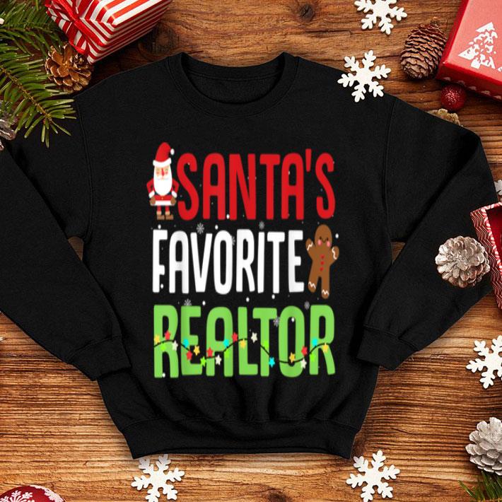 Hot Funny Santa s Favorite Realtor Estate Agent Christmas Gift shirt 4 - Hot Funny Santa's Favorite Realtor Estate Agent Christmas Gift shirt