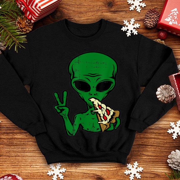 Nice Alien Pizza Eating Peace Funny Space Area 51 Halloween Gift shirt 4 - Nice Alien Pizza Eating Peace Funny Space Area-51 Halloween Gift shirt