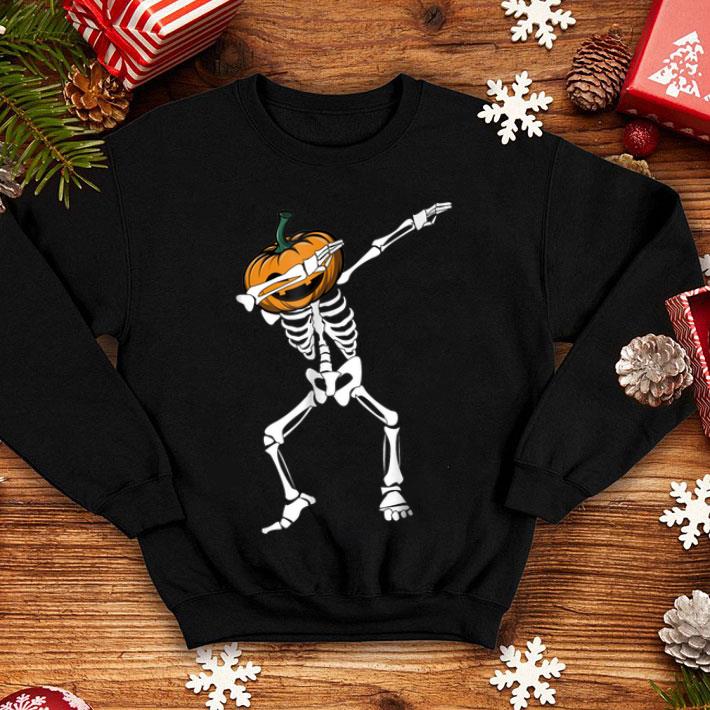 Nice Dabbing Skeleton Pumpkin Halloween Dab shirt 4 - Nice Dabbing Skeleton Pumpkin Halloween Dab shirt