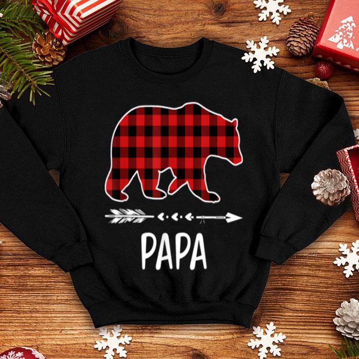 Official Papa Bear Women Red Plaid Christmas Pajama Family Gift shirt 4 - Official Papa Bear Women Red Plaid Christmas Pajama Family Gift shirt