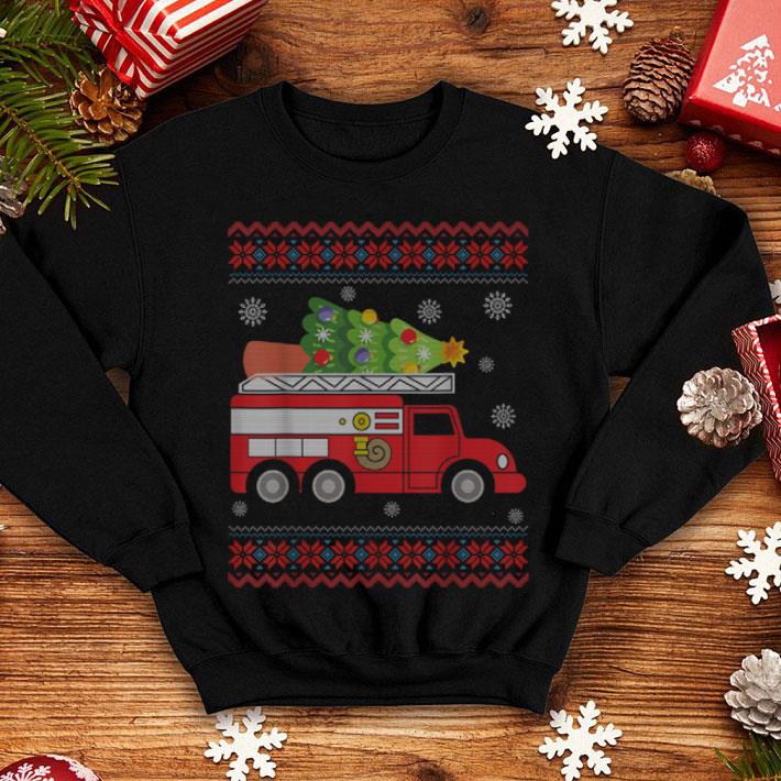 Original Firetruck Firefighter Ugly Christmas Gifts For Men Women shirt 4 - Original Firetruck Firefighter Ugly Christmas Gifts For Men Women shirt