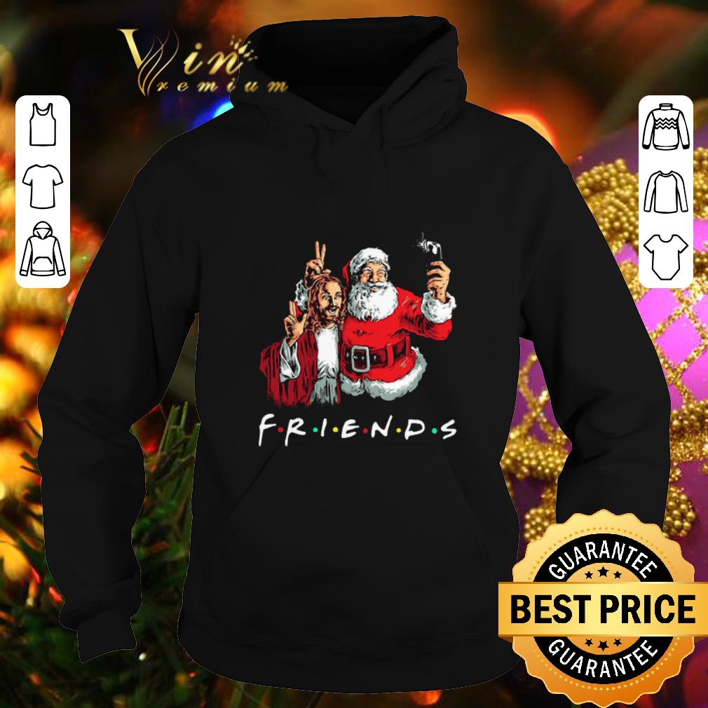 Original Friends Jesus and Santa Claus selfie shirt Original Friends Jesus and Santa Claus selfie shirt 4 - Original Friends Jesus and Santa Claus selfie shirt