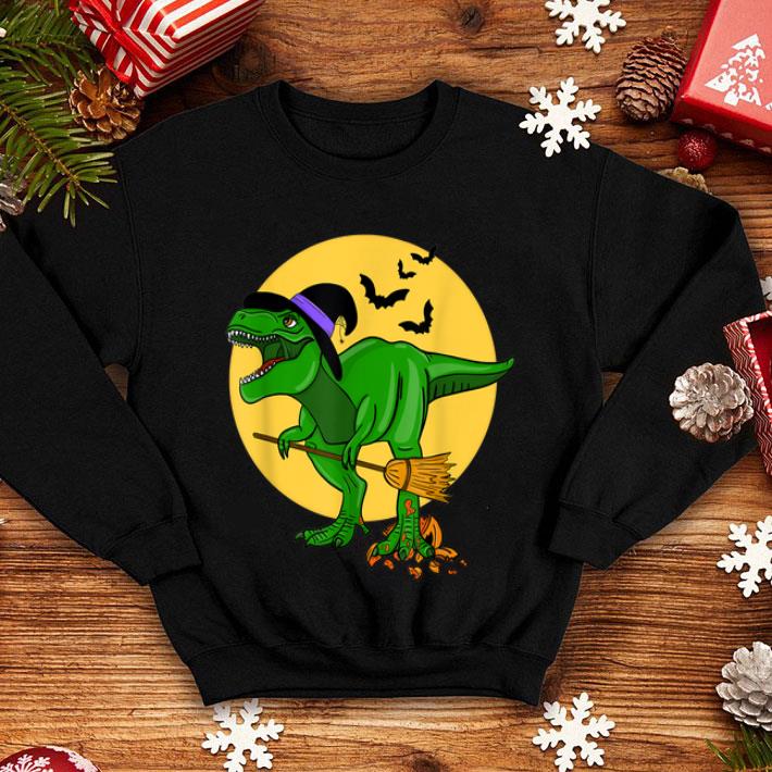 Original Halloween T Rex Dinosaur in Witch Costume Funny Boys Girls shirt 4 - Original Halloween T Rex Dinosaur in Witch Costume Funny Boys Girls shirt