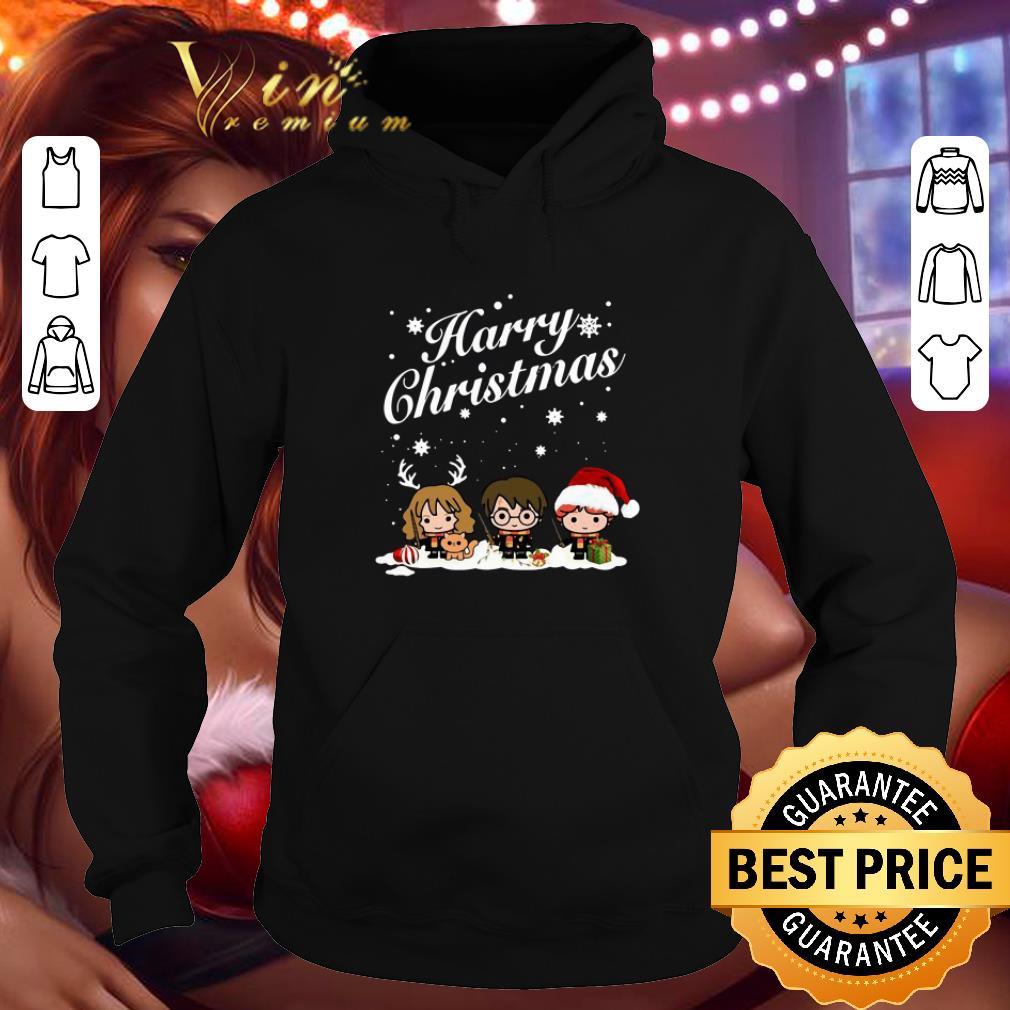 Original Harry Christmas Harry Potter characters chibi shirt 4 - Original Harry Christmas Harry Potter characters chibi shirt