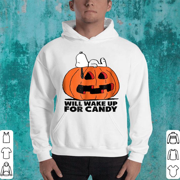 Peanuts Halloween Snoopy Wake For Candy shirt 4 - Peanuts Halloween Snoopy Wake For Candy shirt