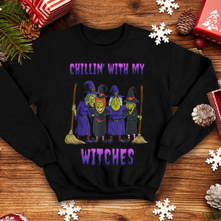 Premium Chillin With My Witches Halloween shirt 4 - Premium Chillin With My Witches Halloween shirt