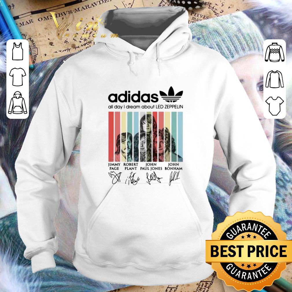 Premium adidas all day i dream about Led Zeppelin signatures vintage shirt 4 - Premium adidas all day i dream about Led Zeppelin signatures vintage shirt