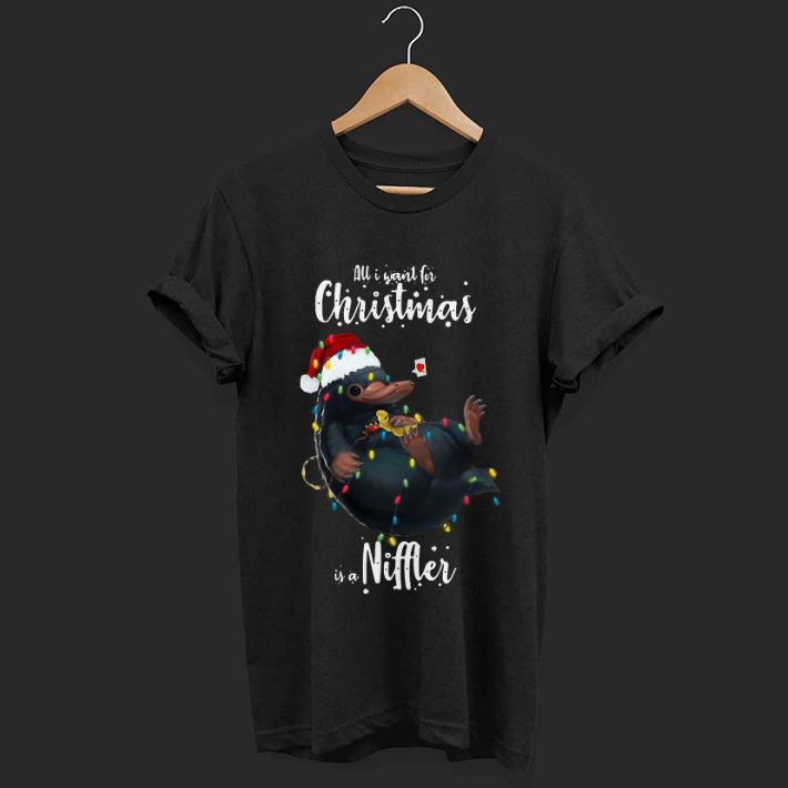 Premium trending All I Want For Christmas Is A Niffler shirt 1 - Premium trending All I Want For Christmas Is A Niffler shirt