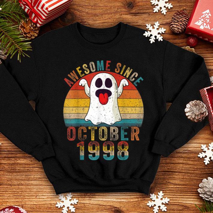 Top Awesome Since October 1998 Birthday Gift Boo Ghost Halloween shirt 4 - Top Awesome Since October 1998 Birthday Gift Boo Ghost Halloween shirt