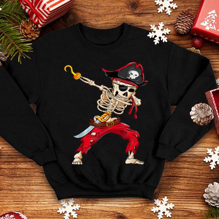 Top Dabbing Skeleton Pirate Halloween Kids Jolly Roger shirt 4 - Top Dabbing Skeleton Pirate Halloween Kids Jolly Roger shirt
