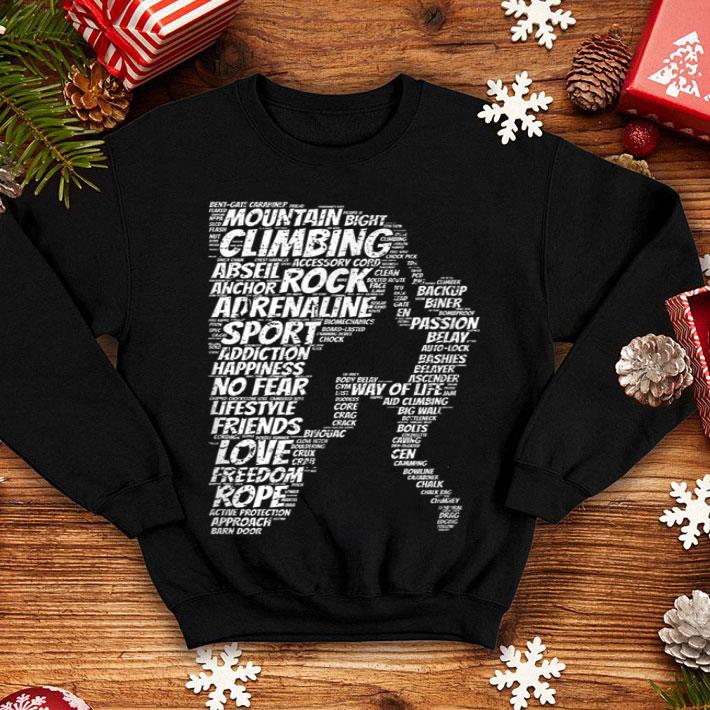 Top Rock Climbing Shape Typography shirt 4 - Top Rock Climbing Shape Typography shirt