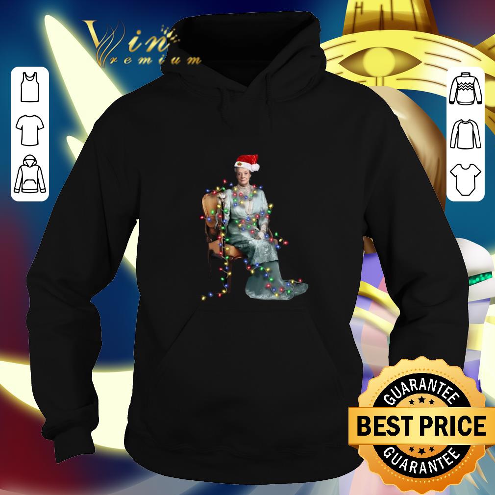 Top Santa Violet Crawley Christmas lights shirt 4 - Top Santa Violet Crawley Christmas lights shirt