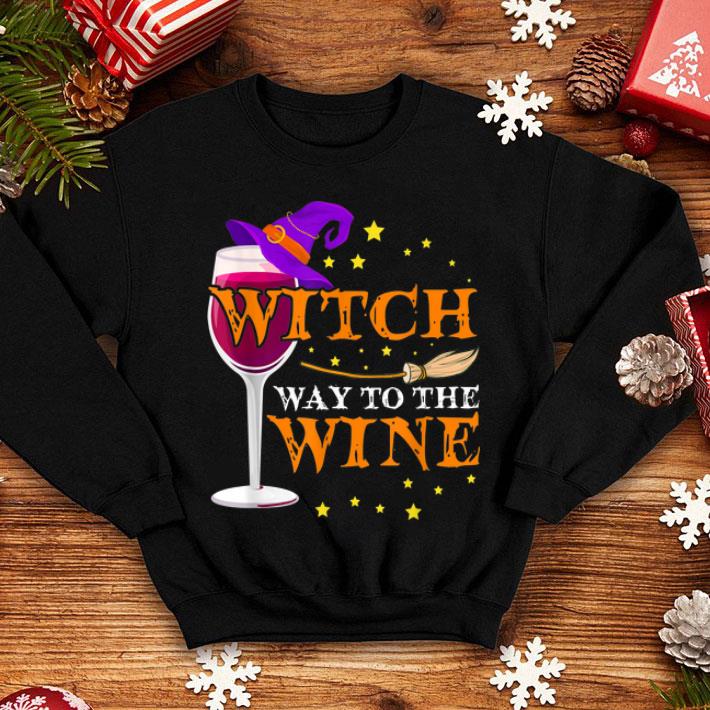 Top Witch Way To The Wine Halloween Gifts Drinking shirt 4 - Top Witch Way To The Wine Halloween Gifts Drinking shirt