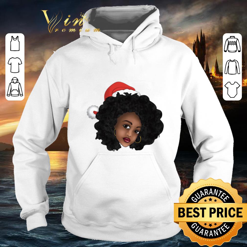 Awesome Afro Natural Black Women Christmas shirt 4 - Awesome Afro Natural Black Women Christmas shirt