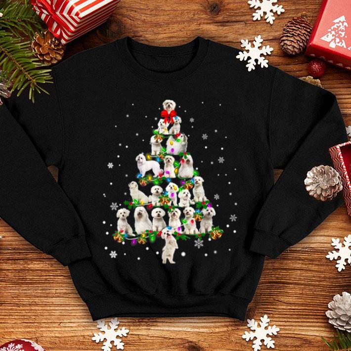 Awesome Cute Maltese dog Christmas Tree gift decor Xmas tree shirt 4 - Awesome Cute Maltese dog Christmas Tree gift decor Xmas tree shirt