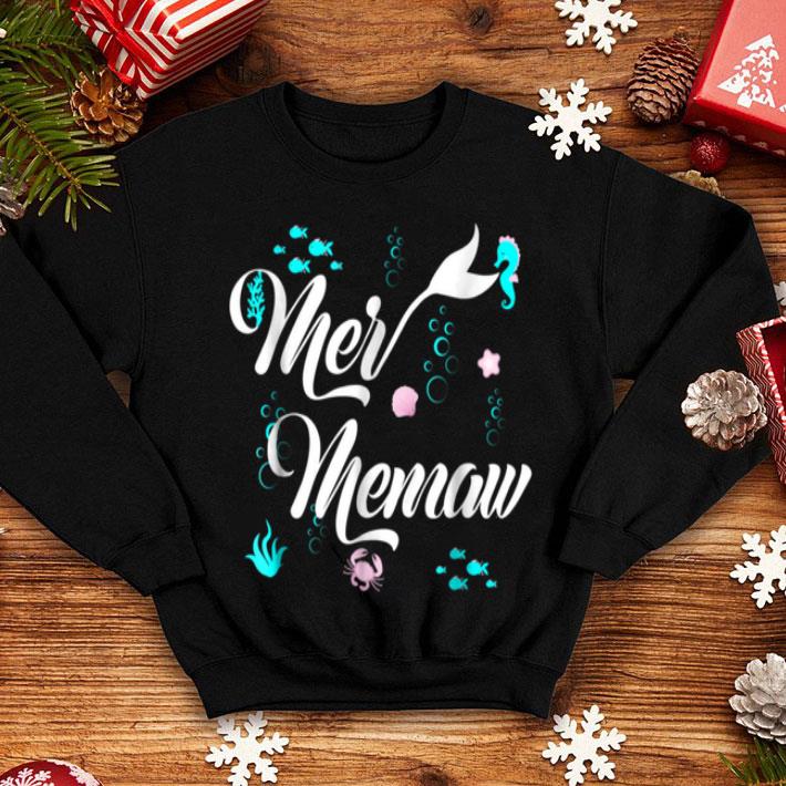 Awesome Cute Mermaid Memaw Matching Family Christmas shirt 4 - Awesome Cute Mermaid Memaw Matching Family Christmas shirt