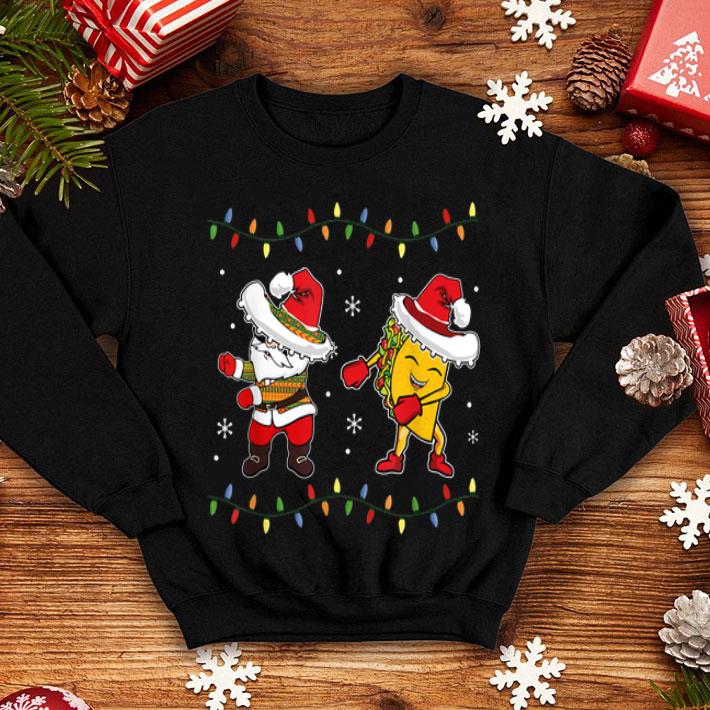 Awesome Flossing Sombrero Santa Claus Taco Christmas Pajamas shirt 4 - Awesome Flossing Sombrero Santa Claus Taco Christmas Pajamas shirt
