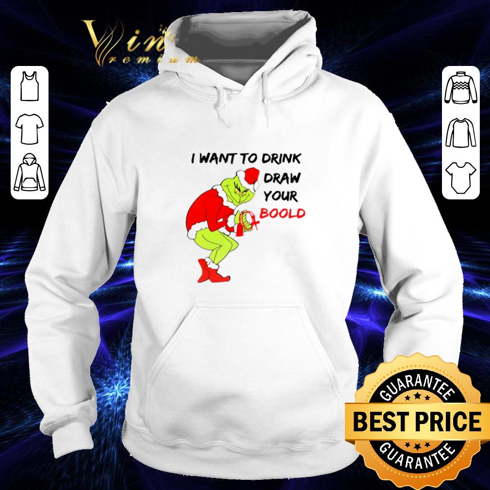 Awesome Grinch I want to drink draw your blood Christmas shirt 4 - Awesome Grinch I want to drink draw your blood Christmas shirt