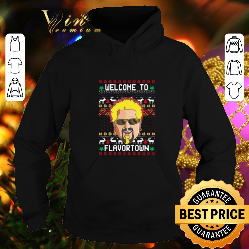 Awesome Guy Fieri welcome to flavortown Christmas shirt 4 - Awesome Guy Fieri welcome to flavortown Christmas shirt