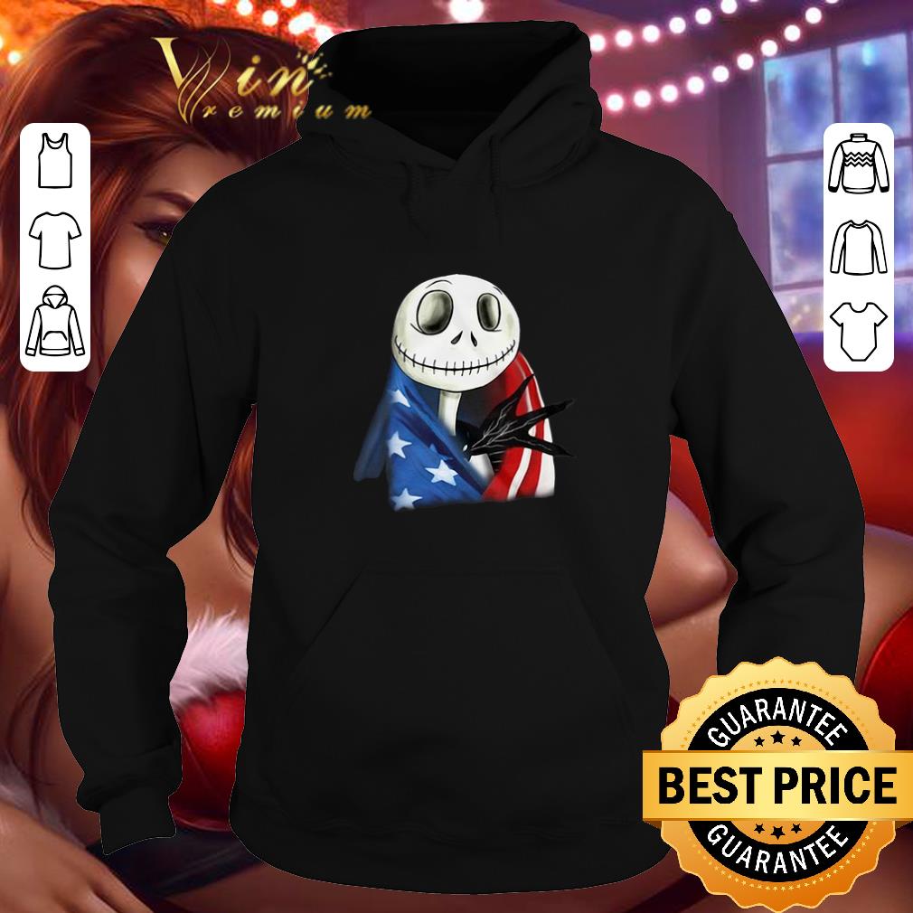 Awesome Jack Skellington 4th July independence day American flag shirt 4 - Awesome Jack Skellington 4th July independence day American flag shirt